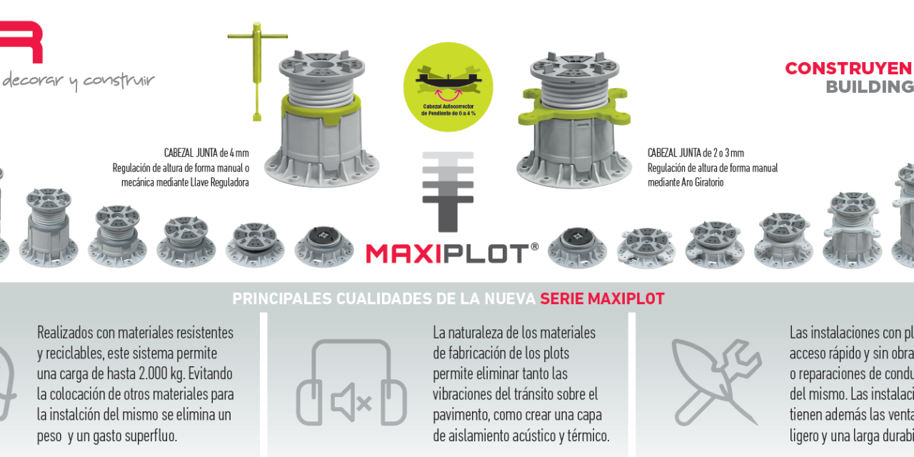Sistemas de elevación para pavimentos flotantes, MAXIPOT